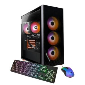 iBUYPOWER Scale Orange Gaming PC Desktop Computer (AMD Ryzen 5 7600 CPU, NVIDIA GeForce RTX 4060 Ti 8GB GPU, 16GB DDR5 Non-RGB 5200MHz RAM (8x2), 1TB NVMe SSD, WiFi Ready, Windows 11 Home)-SCA5N46T01