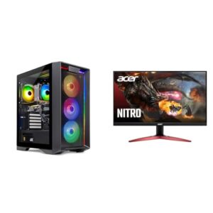 Skytech Gaming Nebula Gaming PC Desktop – Intel Core i5 13400F 2.5 GHz & Acer Nitro KG241Y Sbiip 23.8” Full HD VA Gaming Monitor | AMD FreeSync Premium Technology 1ms