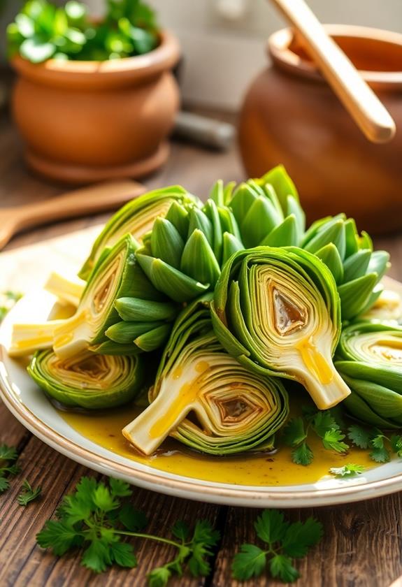 Roman-Style Artichokes