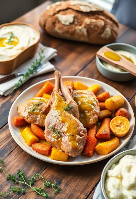 Rabbit in Mustard Sauce