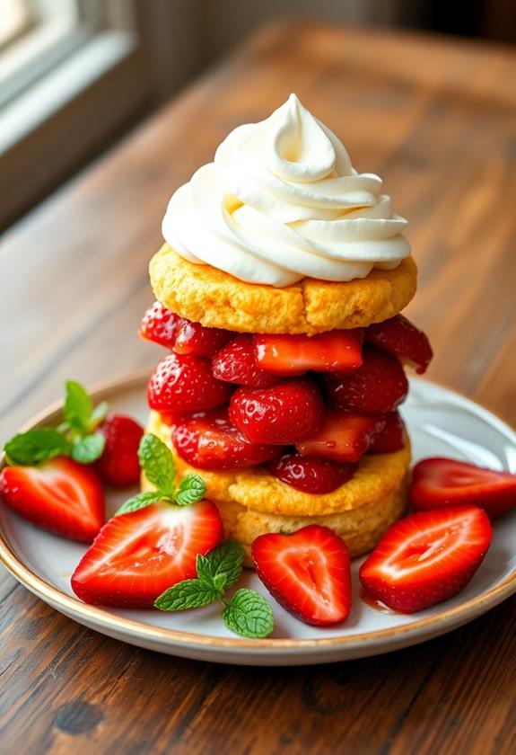 Strawberry Shortcake (Shortcake With Strawberries and Cream)