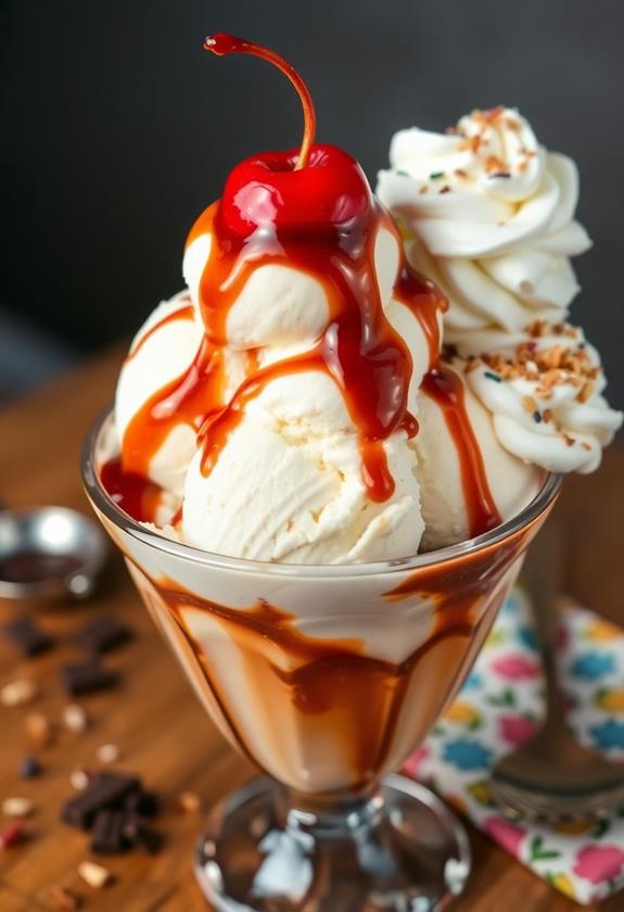 Ice Cream Sundae (Ice Cream With Toppings)